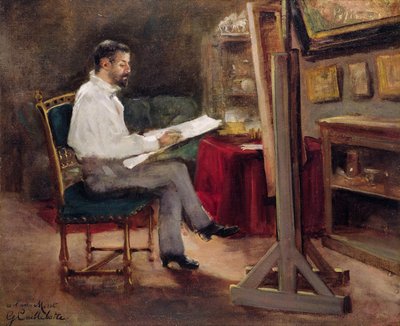 The Artist Morot in his Studio, c.1874 by Gustave Caillebotte